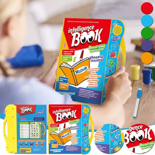 📕Intelligence Book || Musical Educational Phonetic Learning Book 3 + Year Kids